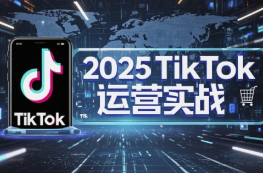 2025TikTok电商运营，掌握TikTok店铺运营核心技巧，实现低成本高转化-青云资源站