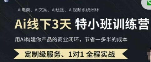 AI实操培训第20-21期线下，0基础保姆级教程，3月最新整理，企业获客、降本增效、打造超级个体-青云资源站
