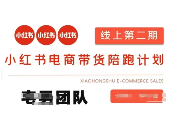 小红书电商带货课2期，月利润20个的小红书电商的有货源，无货源，虚拟产品，付费投流等整套玩法-青云资源站